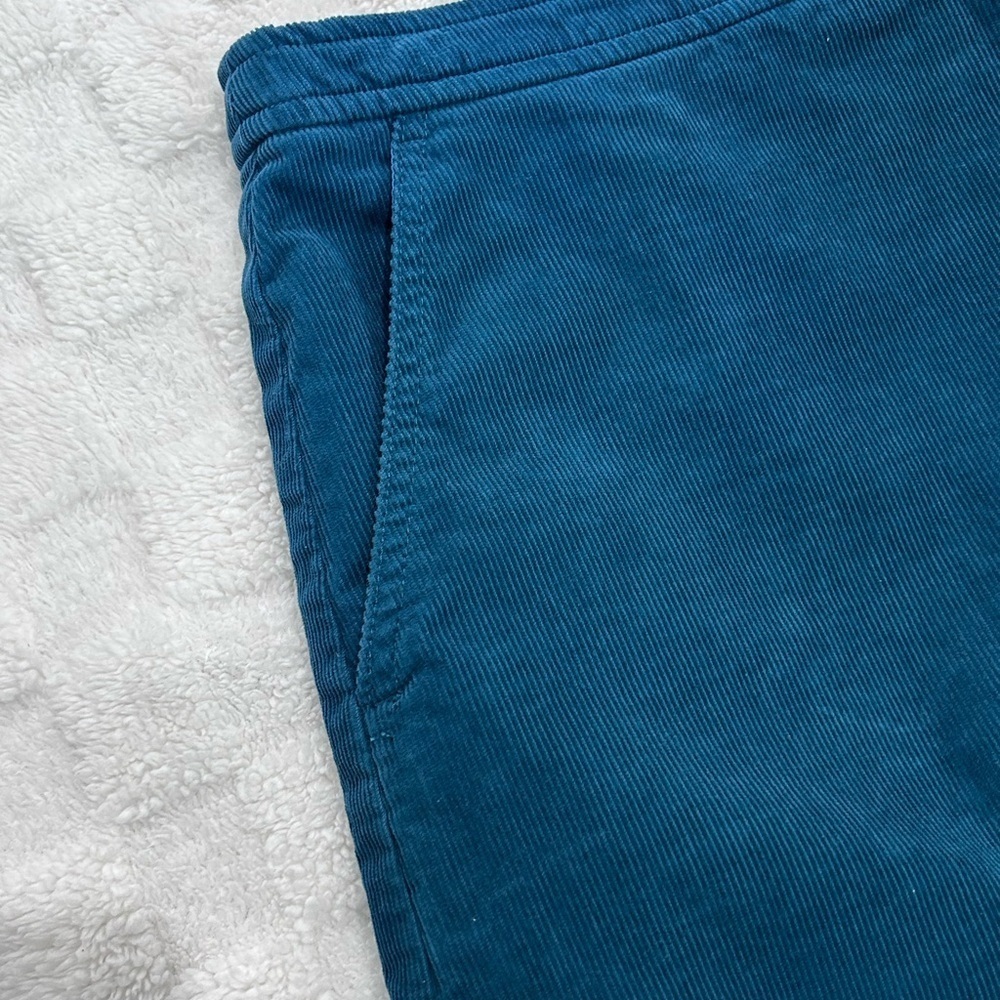 J. Crew Blue Button-Front Mini Skirt - Picture 6 of 13